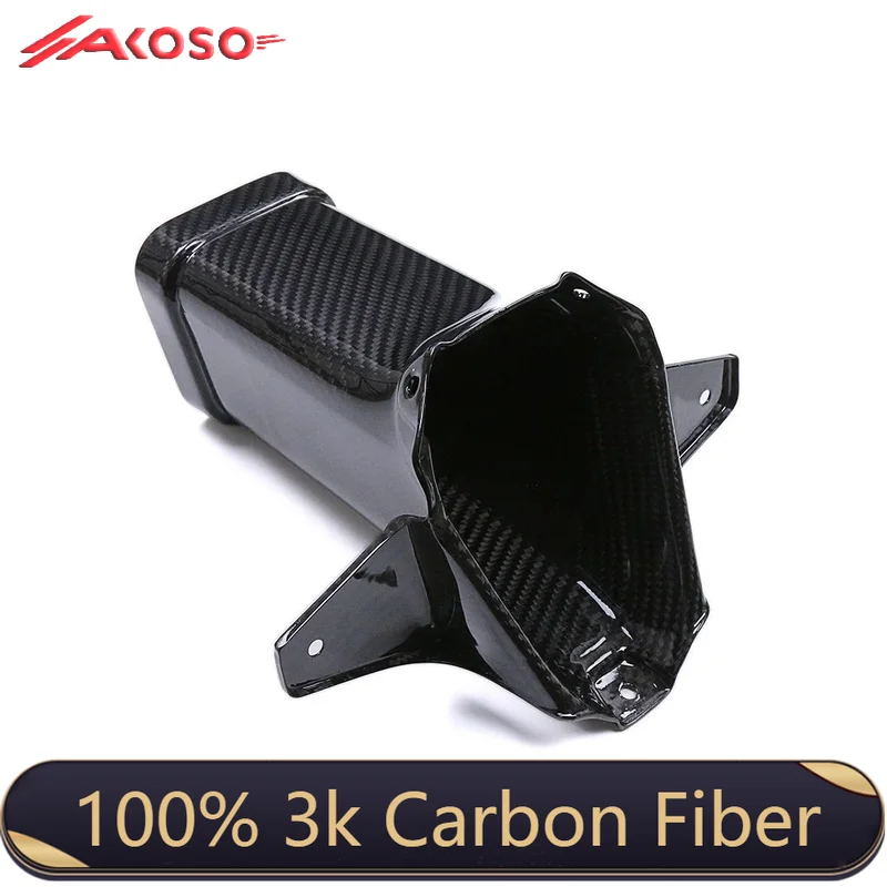

Durable Dry Carbon Fiber Air Intake Cover for BMW M1000 RR 2022-2024 | High Pressure Airflow Design