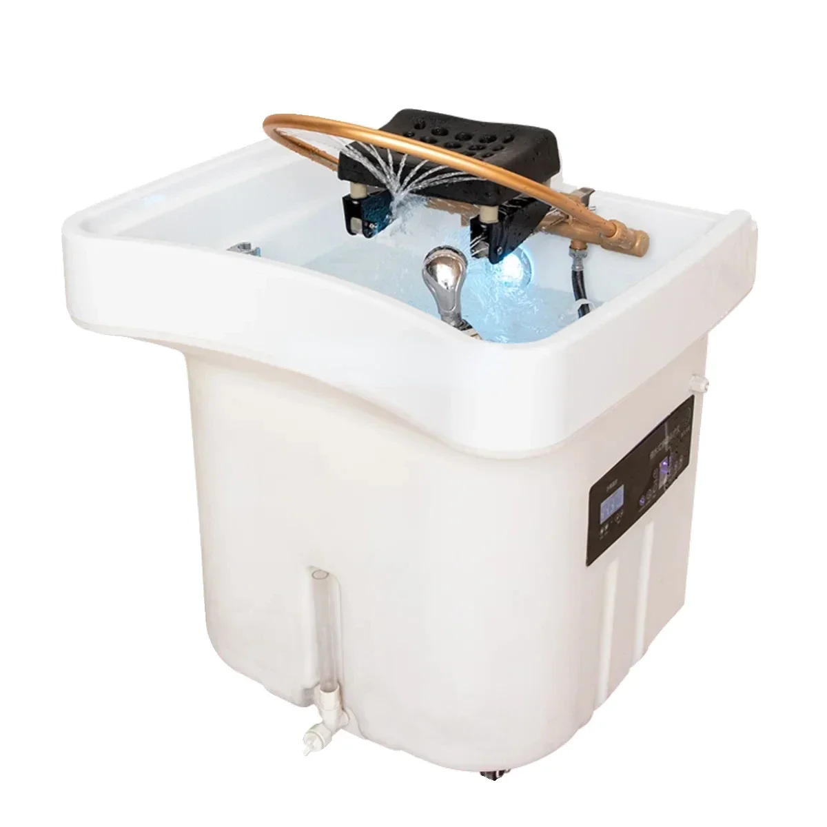 

Head Therapy Basin Movable Water Storage Heating Water Circulation Fumigation Free Water Treatment Hair Care