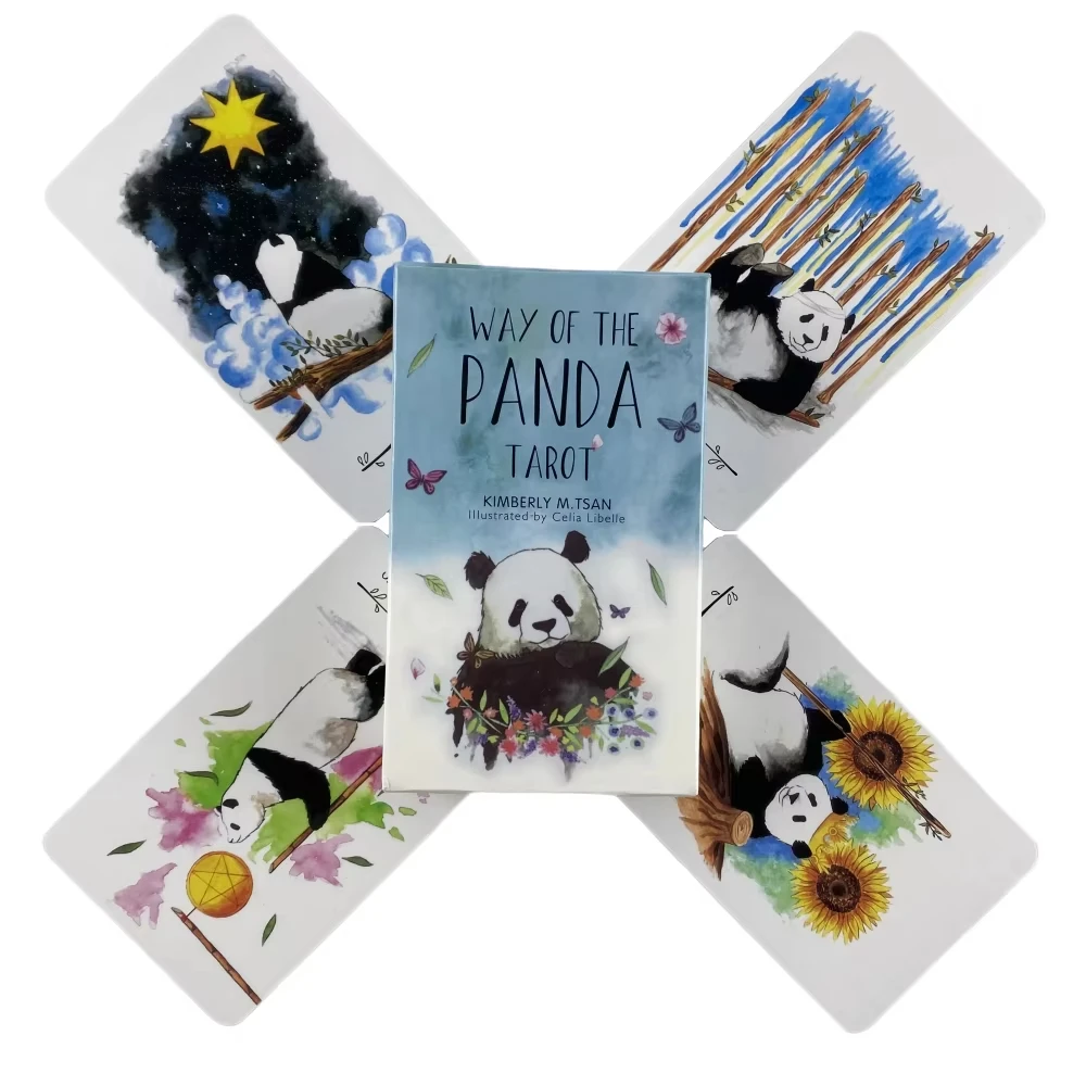 

Путь панды Карты Таро Колода для гадания Английские версии Издание Оракул Настольная игра с чернилами Настольная игра для вечеринки