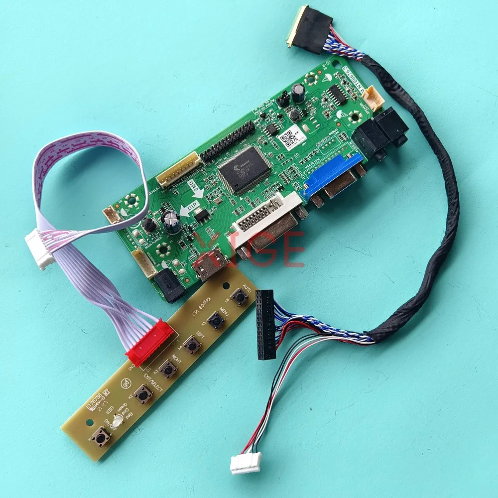 

Комплект DIY плата контроллера драйвера для BT101IW01 V.0 BT101IW03 V.0 VGA DVI 10,1 "40-контактный LVDS экран ноутбука HDMI-совместимый 1024x600