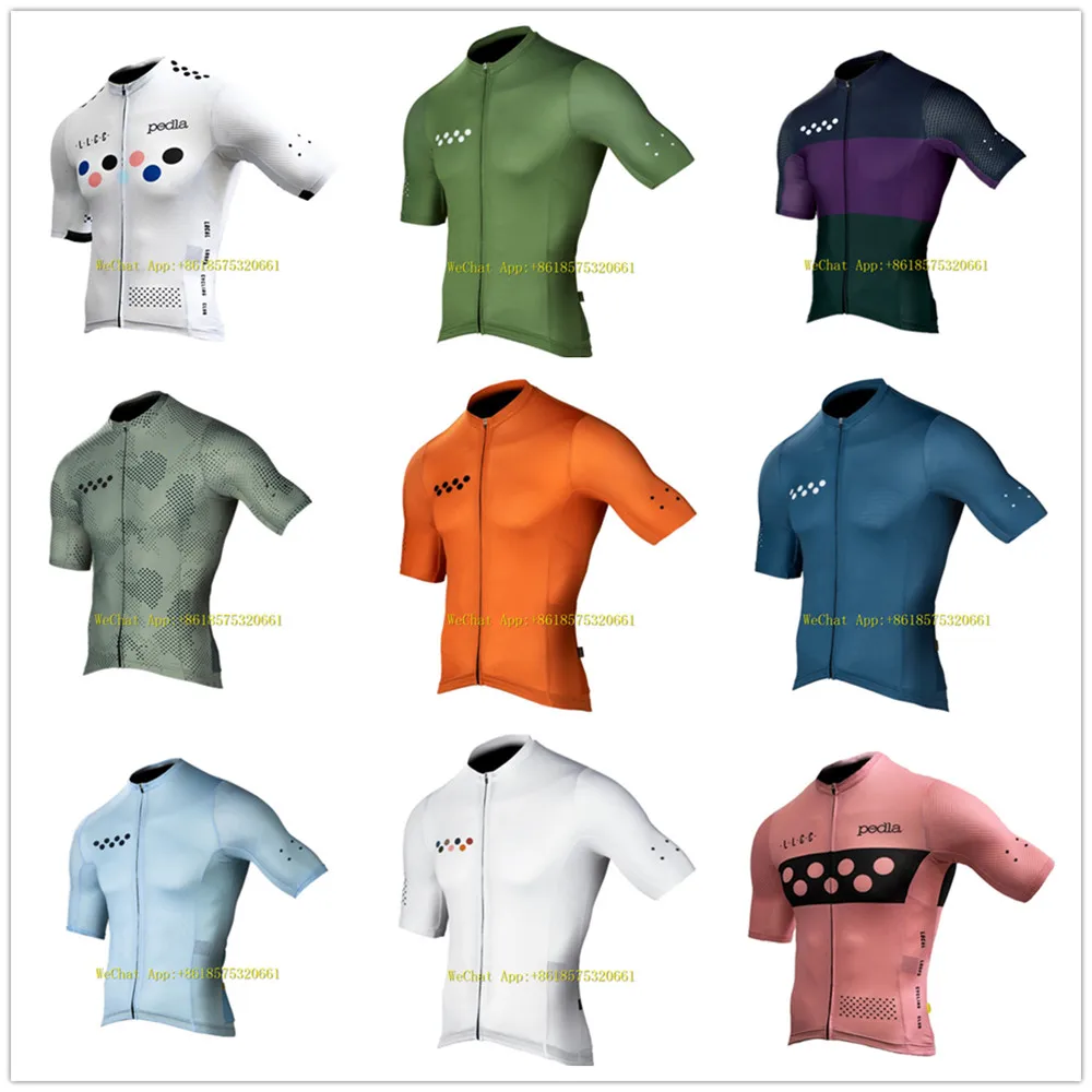 

The Pedla 2022 Summer Men's New Arrivals Short Sleeve Jersey Maillot Shirt Ciclismo Outdoor Quick Dry Mtb Sports Triathlon Tops