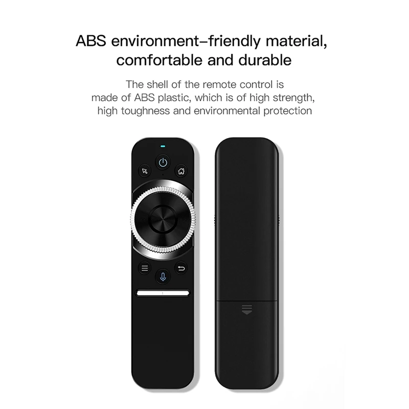 Top-W1S Air Mouse 2.4G Wireless Voice Remote Control IR Learning Gyroscope For Android Window Linux OS For TV BOX PC Laptop