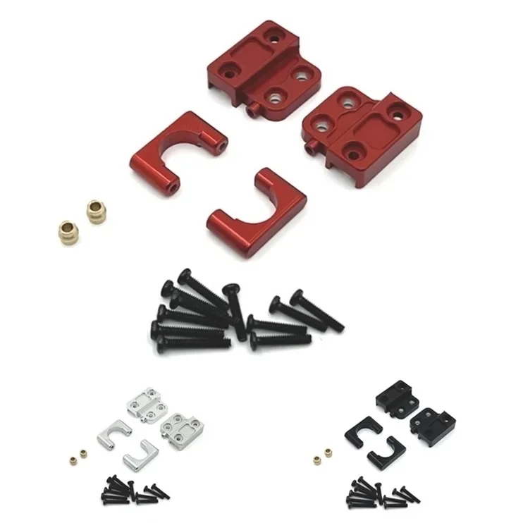 MN82 LC79 Metal Rear Axle Shock Absorber Leaf Springs Fixed Seat Mount Bracket 1/12 RC Car Upgrade Parts Accessories