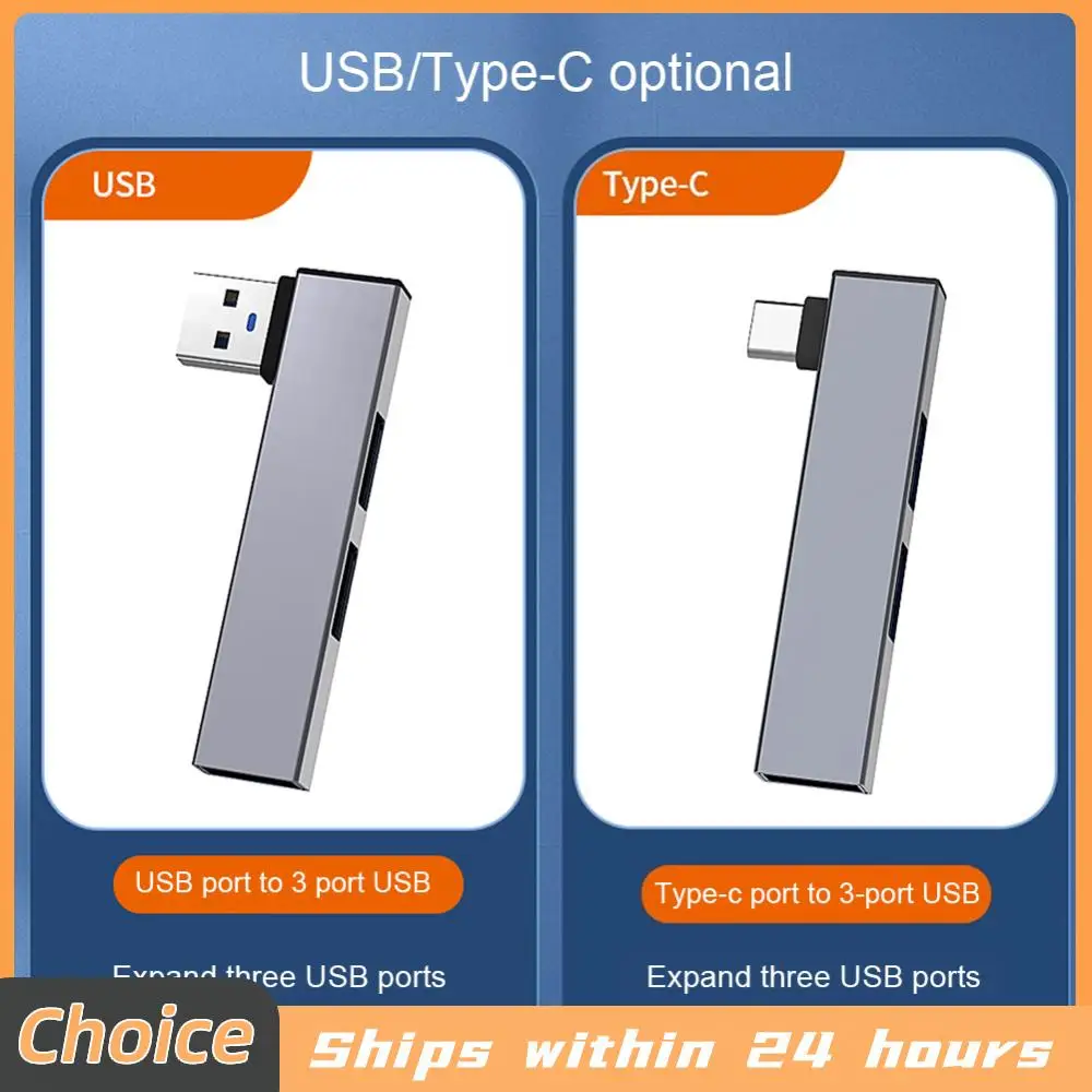 3 in 1 USB HUB Type C HUB OTG USB 3.0/Type-C 3.0 To 3 USB USB Splitter Hub Speed 5.0Gbps 3 Port for PC Computer Laptop