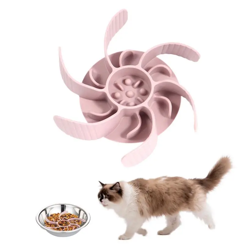 

Puzzle Pet Food Feeder Insert Anti-Choking Puzzle Slow Feeder Insert Non-SlipPet Accessory With Suction Cups For Small Medium
