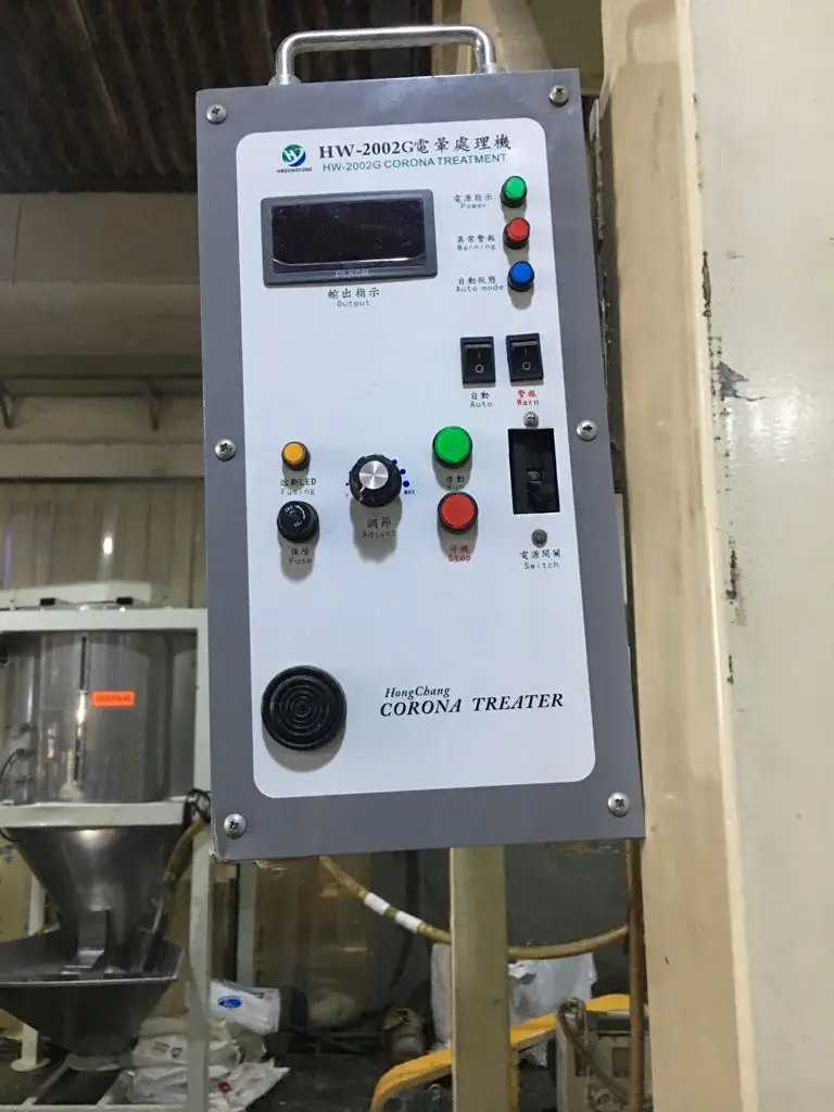 PE Bag Film Blowing Machine Printing Machine Surface Corona Treatment Machine Before Printing