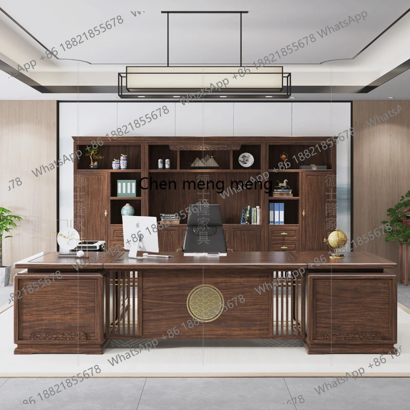 

Minimalist Modern Office Desk Wooden Fashion Creative Unique Lounge Office Desk Vintage Escritorio Oficina Unique Furniture