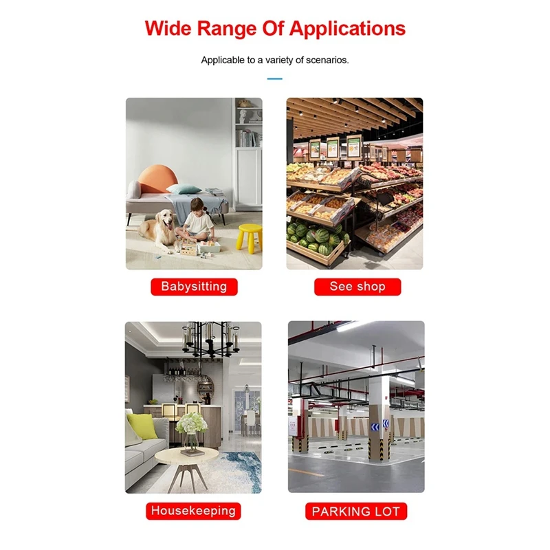 ワイヤレス WIFI カメラ屋内ビデオレコーダー赤外線ナイトビジョン監視広角