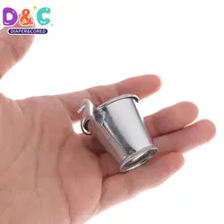 Mini cubo de Metal en miniatura para casa de muñecas, juguete de juego Pretnd, decoración de cocina, gran oferta, 1/6, 1/12