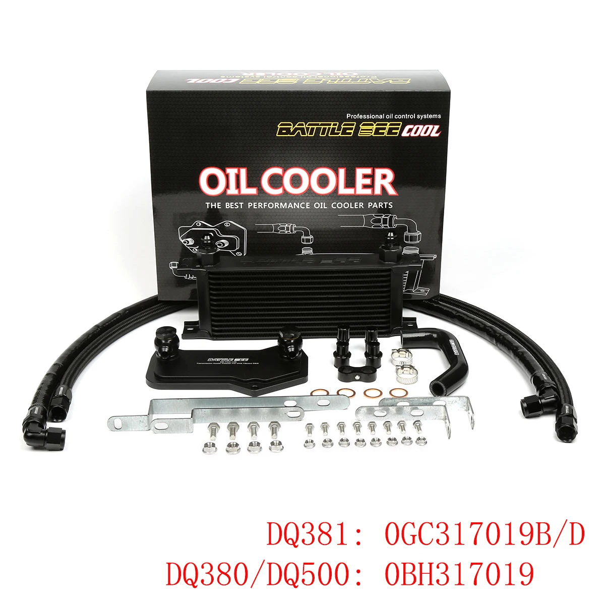 

Battle Bee Gearbox Transmission Oil Cooler Kit For Volkswagen Audi VAG DQ381 7 speed DSG Adapter Plate Sandwich BB-TCK-009/010