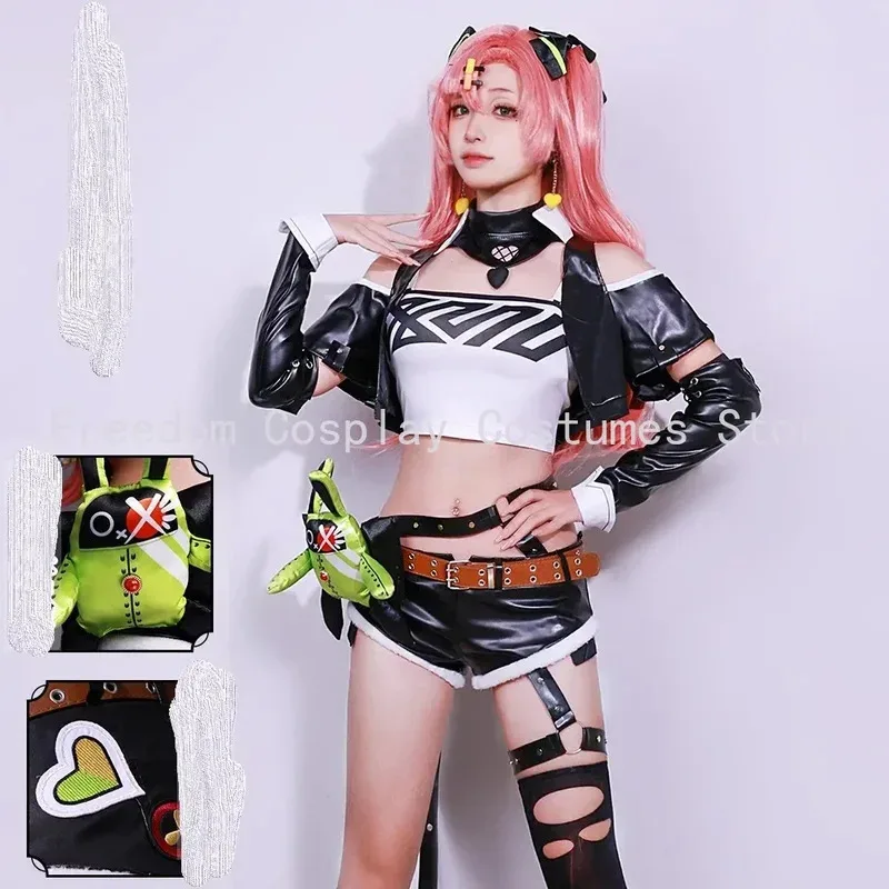 

Николь Демара Игра Zenless Zone Zero ZZ Косплей Костюм Одежда для вечеринок Ролевые игры Comic Con Парики Швейный реквизит; 5 дБ, 8, В;