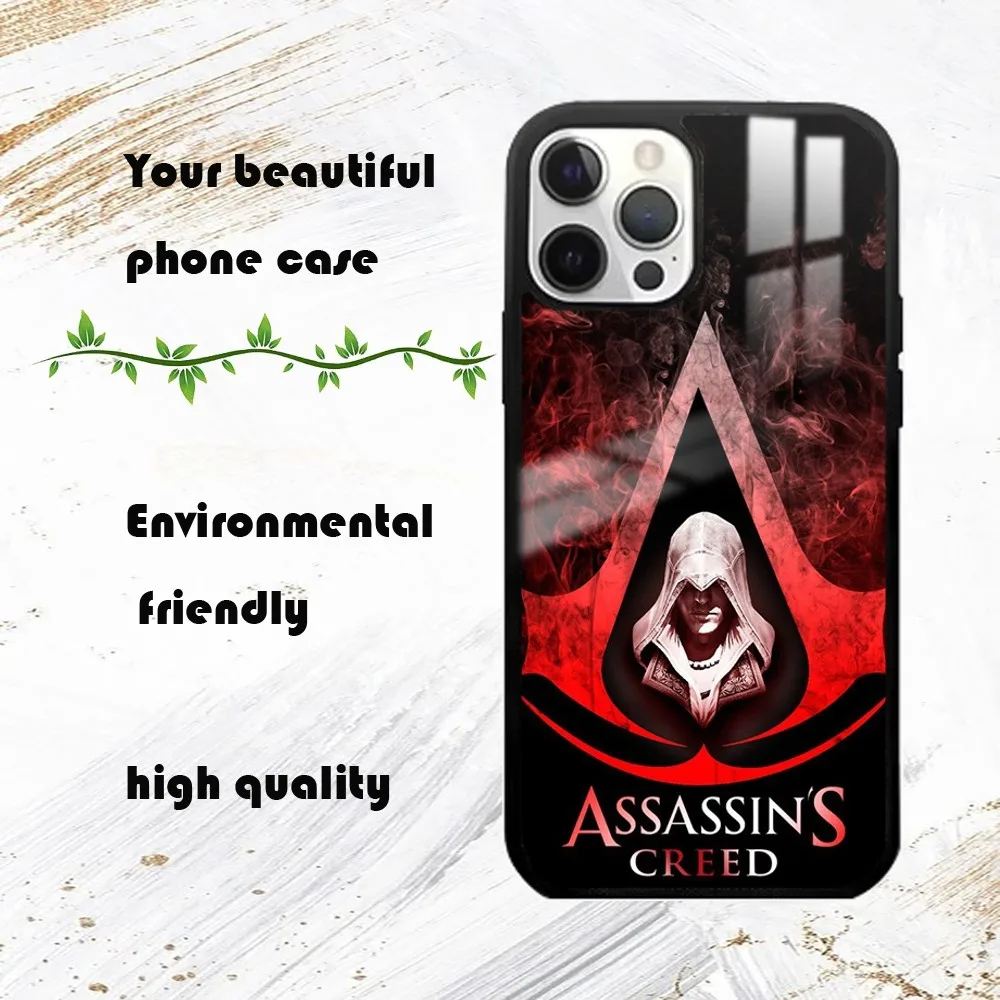 A-Assassins Game C-Creed-d Phone Case For iPhone 16 15 14 13 12 11 Pro Max Plus Mini PC Fashion mirror phone case