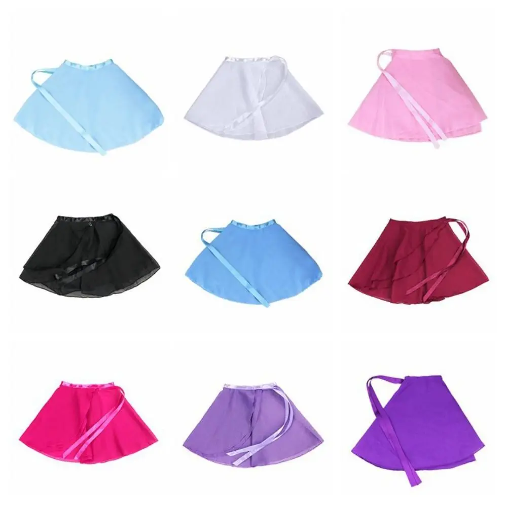 

Soft Nylon Children's Dance Costumes Ventilate Casual Ballet Dance Skirt Lace Dance Skirt