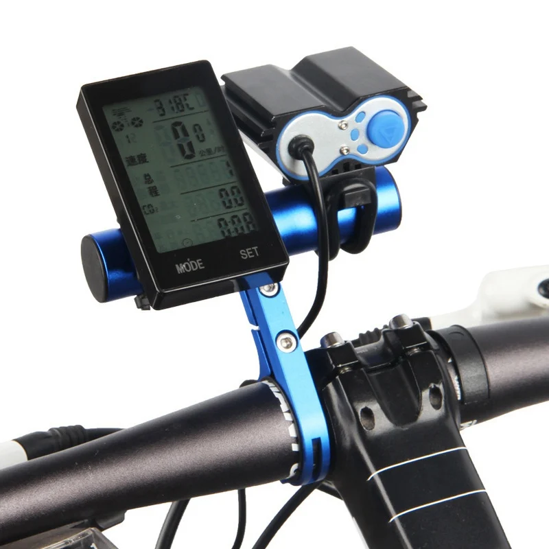 Cbmmaker 10/20cm Bicycle Handlebar Extender Mountain Bike Handlebar Expander Speedometer Mount Headlight Flashlight Lamp Holder