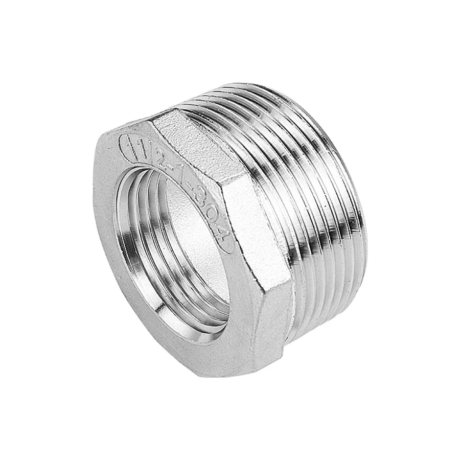 304 Stainless Steel M/F ,G1 ",1/4",1/2 "3/8" DN20, laki-laki Ke Perempuan Stainless Steel Coupler Adaptor Fitting Transfer Joint Fittings