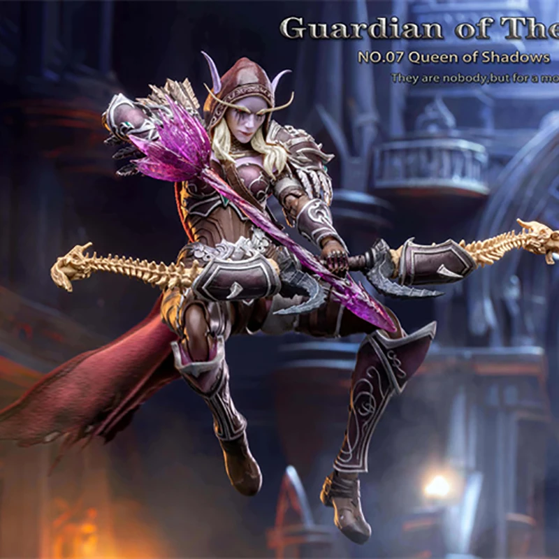 متوفر في المخزون Mithril Studio No.07 كوينز أوف ذا شادو 1/10 حارس الحشد قائد أنثى 7 بوصة دمية نموذج جندي رقيق #2