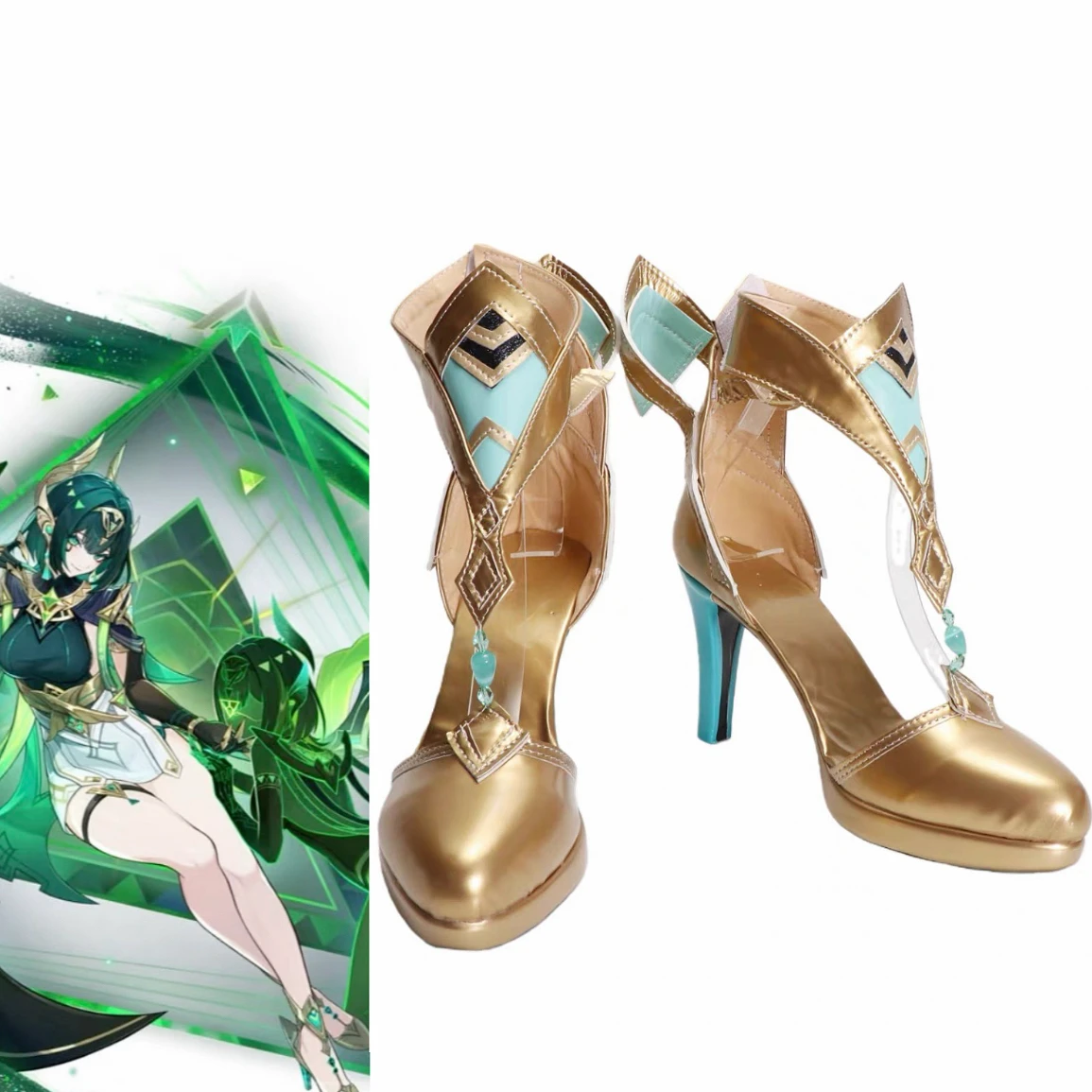 

Genshin Impact Nefer Shoes Party Game Outfit Cosplay Shoes