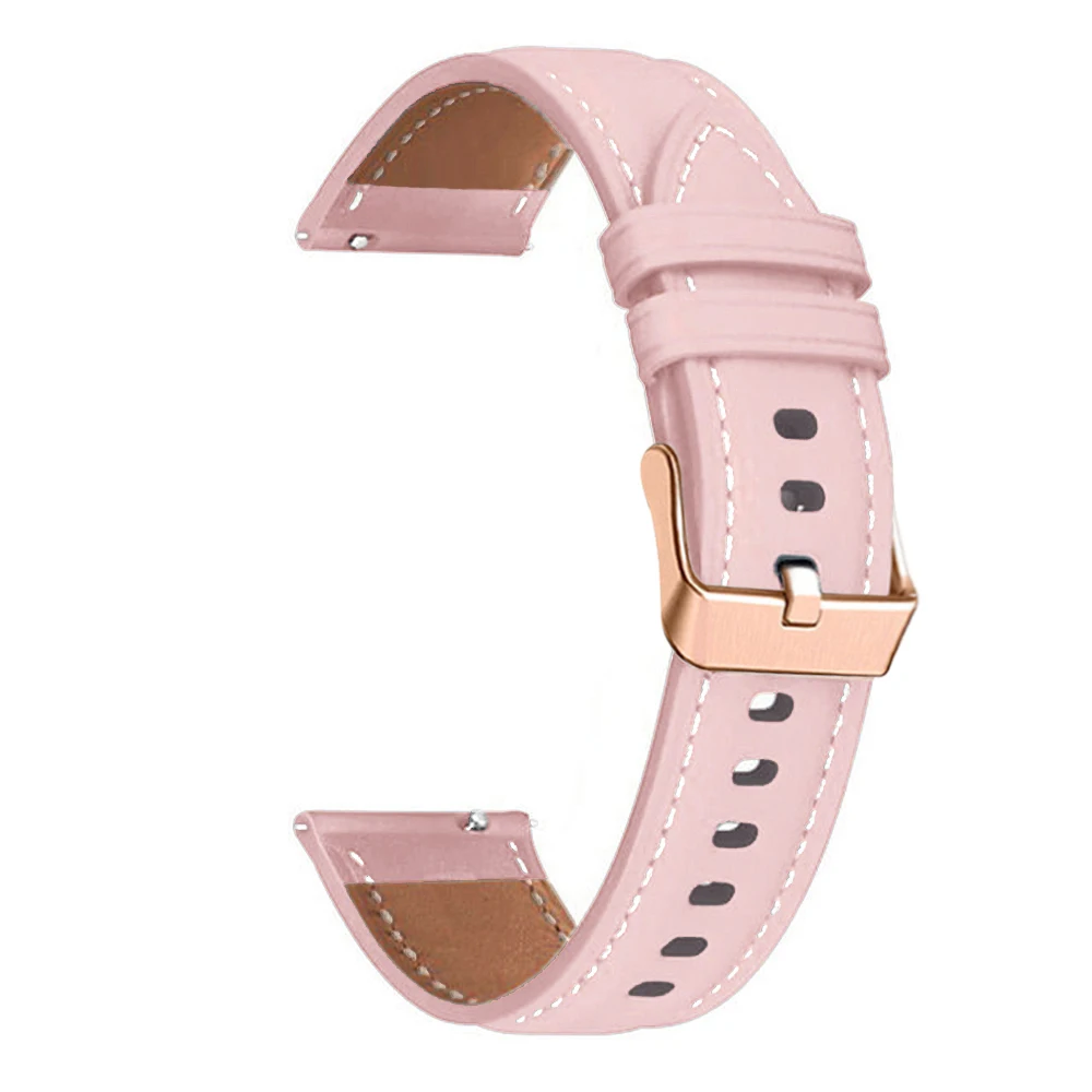 Pulseira de relógio inteligente para Garmin Venu 3S, Venu 2S, Vivoactive 4S, pulseira precursora 265S 255S, pulseira fivela de ouro rosa, 18mm