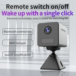 Nuova telecamera di monitoraggio mini WiFi ad alta definizione 1080P telecamera di rilevamento del movimento telecamera di sicurezza domestica monitoraggio baby monitor