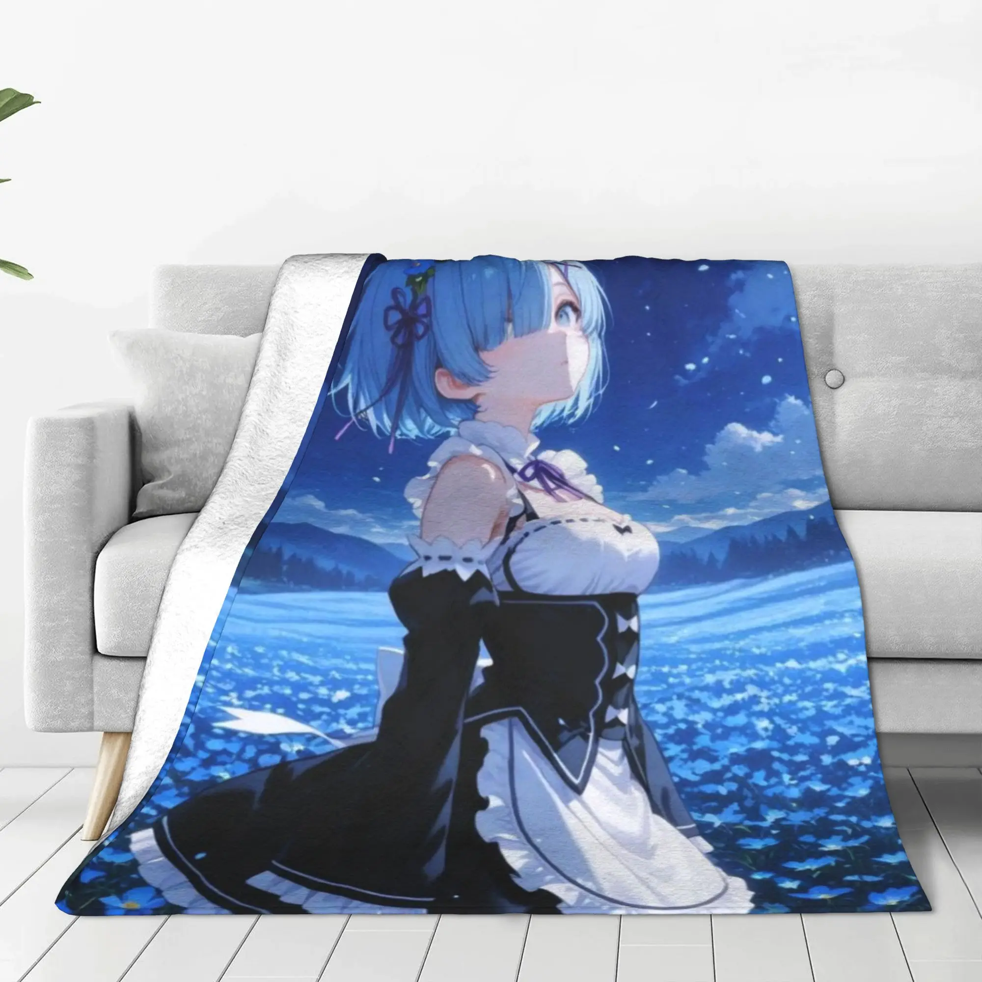 ReZero ReZero Blanket All Season Multifunction Ultra-Soft Throw Blankets For home  Plush Thin Quilt