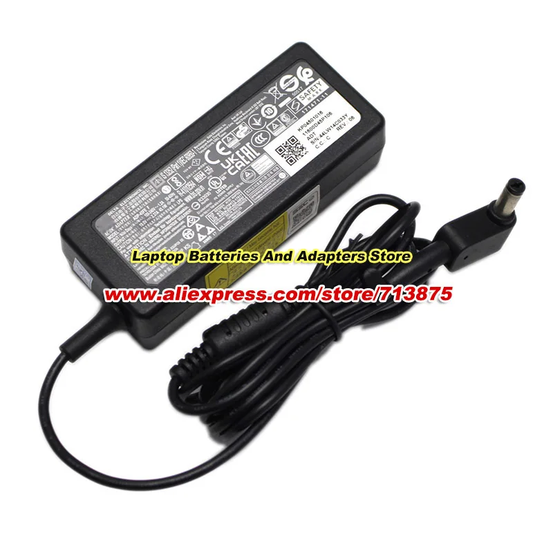 19V 2.37A 45.1W Power Adapter For DELTA ADP-45FE F AC Adapter with 5.5x1.7mm tip Power Supply