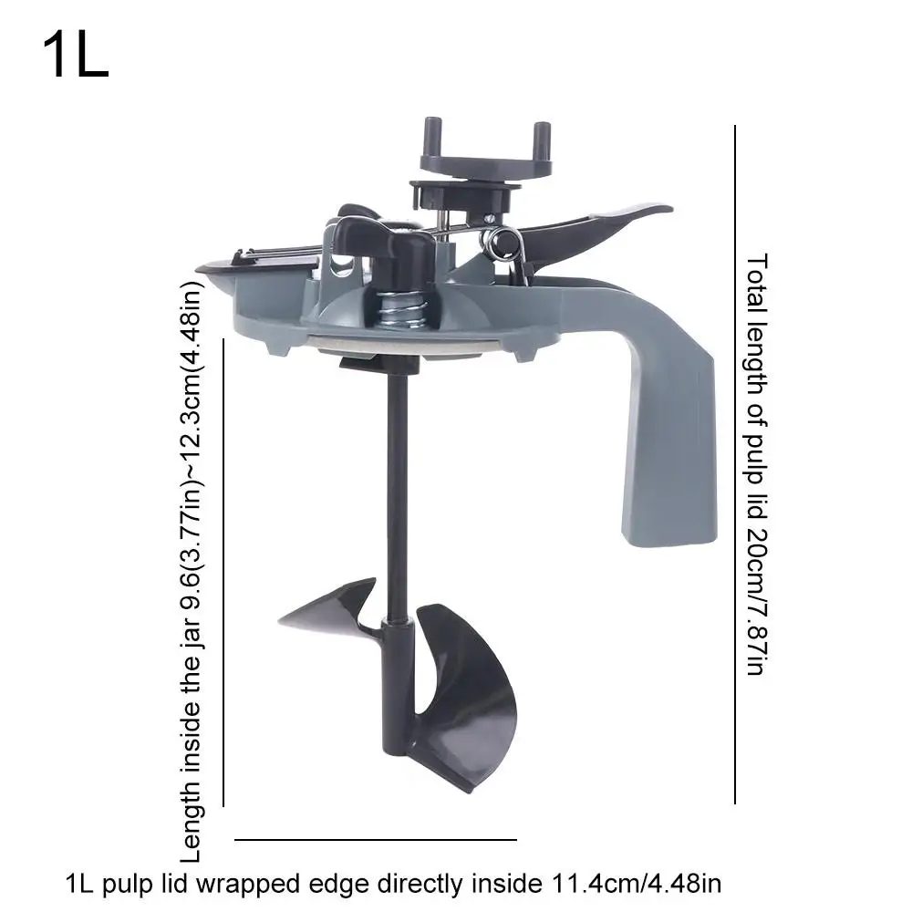 Mixing Mate 1L/4L Paint Can Lid Mixer Handle ABS Paint Mix Cover Mess-Free Universal Coating Mixing Stirrer