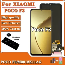 Numériseur d'écran tactile LCD avec cadre, écran d'affichage pour Xiaomi Pheadphones F3 M2012K11AG, 11i ata 11i Mi 11i, 6.67 pouces