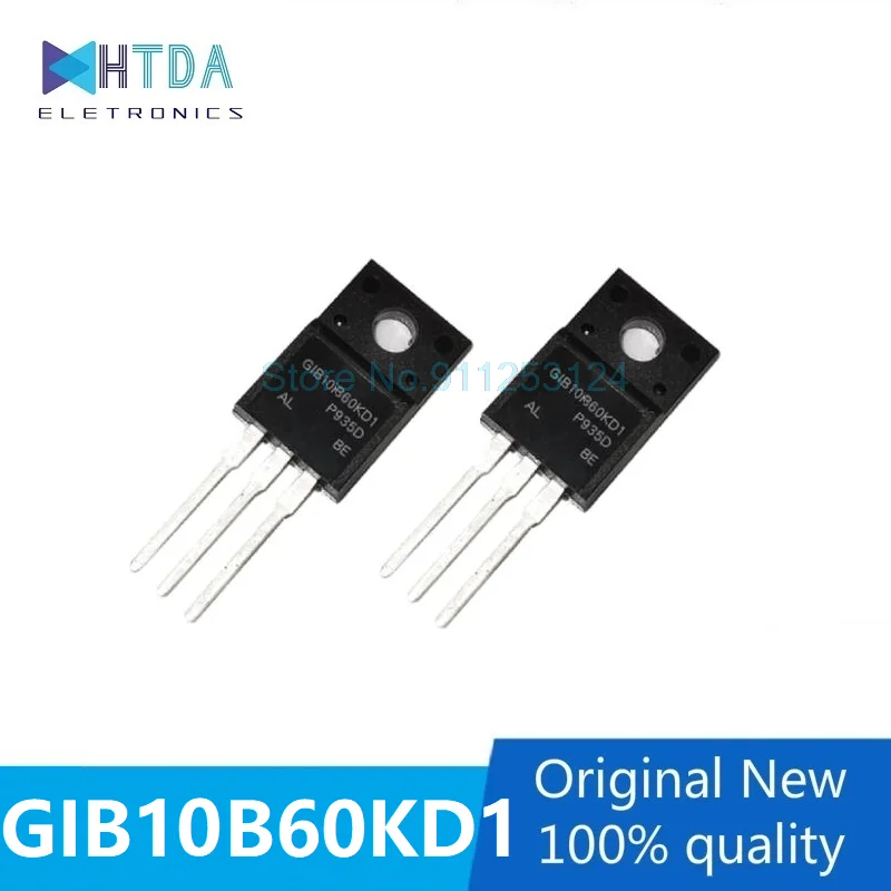 10pcs/lot IRGIB10B60KD1 GIB10B60KD1 TO-220F In Stock