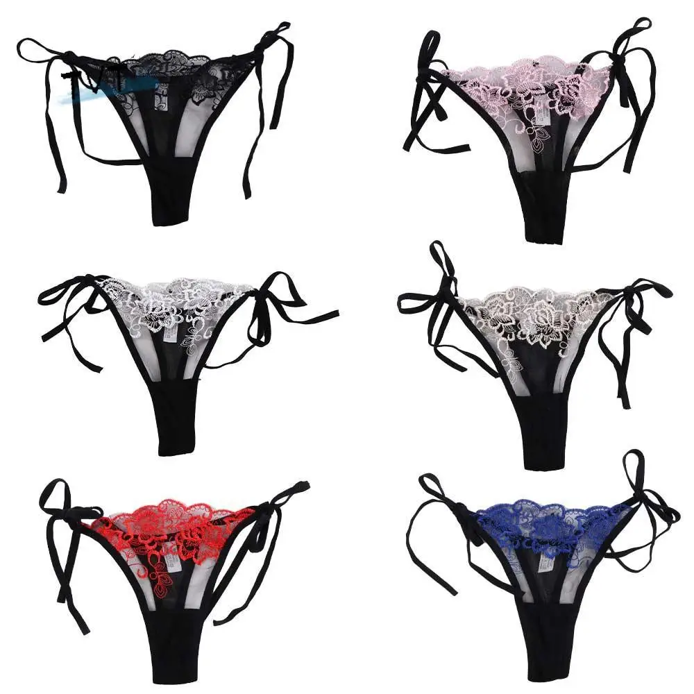 

Sexy Seamless Lace Transparent Embroidery Lingerie Panty Underwear Panties Brief