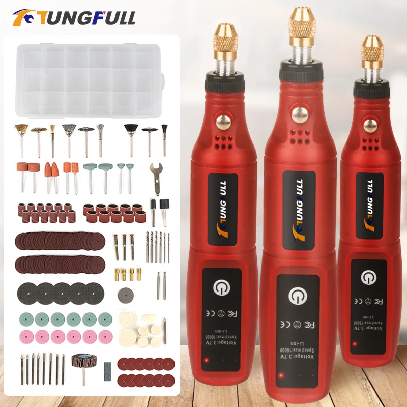 Cordless Electric Drill Grinder Rotary Tool Dremel Drill Pen Gravação Caneta Carpintaria Faça Você Mesmo para Jóias Broca sem Fio