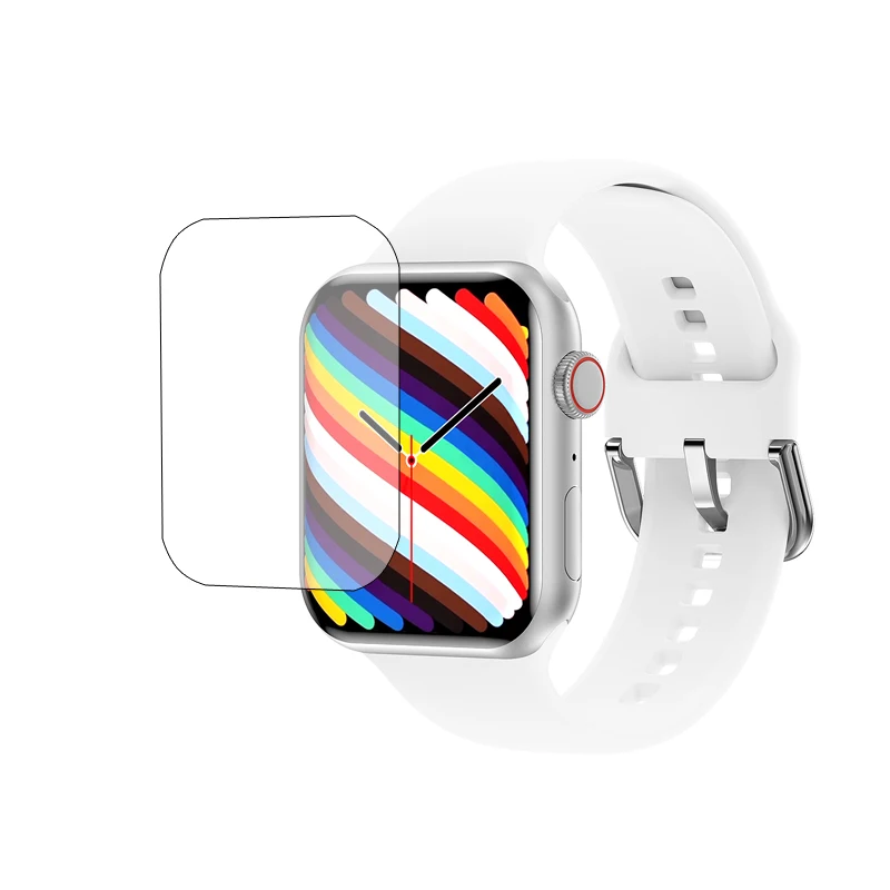 Cubierta de película protectora suave de TPU de 5 piezas para reloj inteligente iwo 14 Pro S7 i7, iwo 13 W37/W27 Pro Series 7, accesorios protectores de pantalla