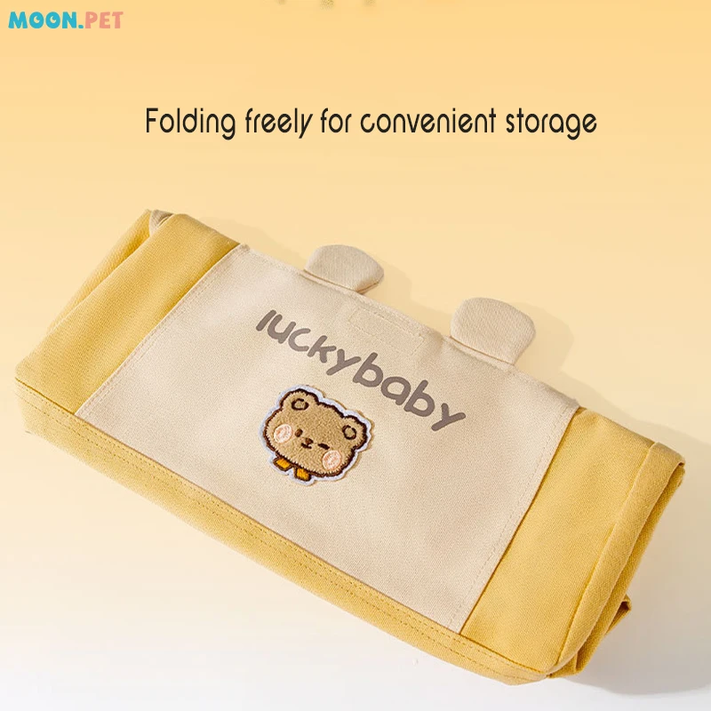 Pet Bag Out Lucky Baby Portable Cat Bag One Shoulder Warm Canvas Bag Portable Dog Bag Small Dog Exposed Cat Bag Pet Supplies