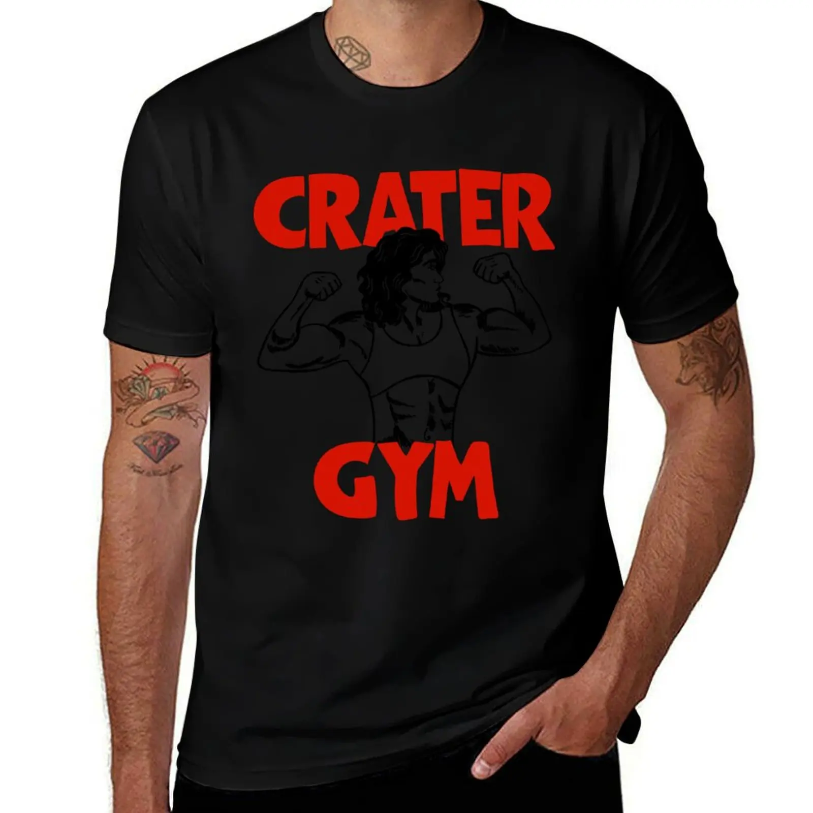 

Футболка Love Lies Bleeding Inspired Crater Gym Tee, мужская футболка, летняя футболка, персонализированная футболка