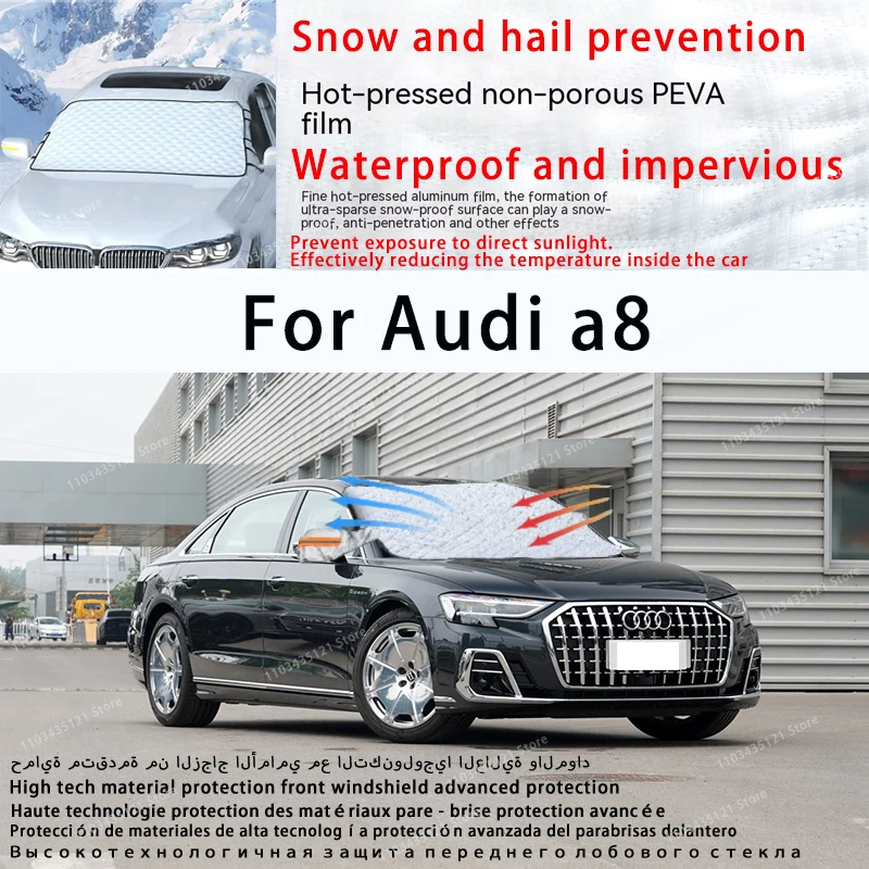 

For Audi a8 the front windshield of a car is shielded from sunlight, snow, and hail auto tools car accessories