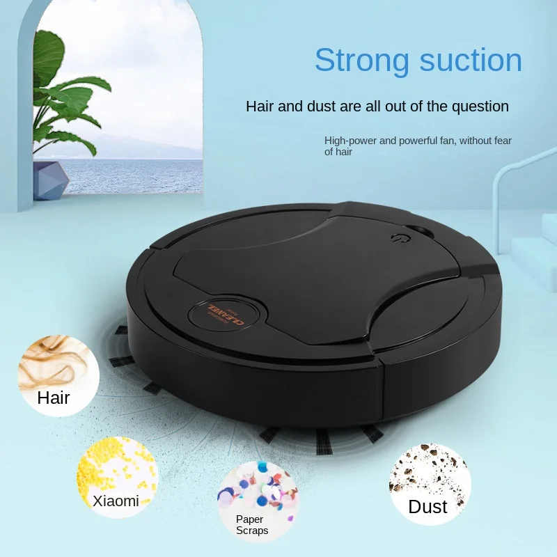 New USB Charging Intelligent Home Vacuum Cleaner Sweeping and Mopping Integrated Cleaning Robot Essential for Lazy People