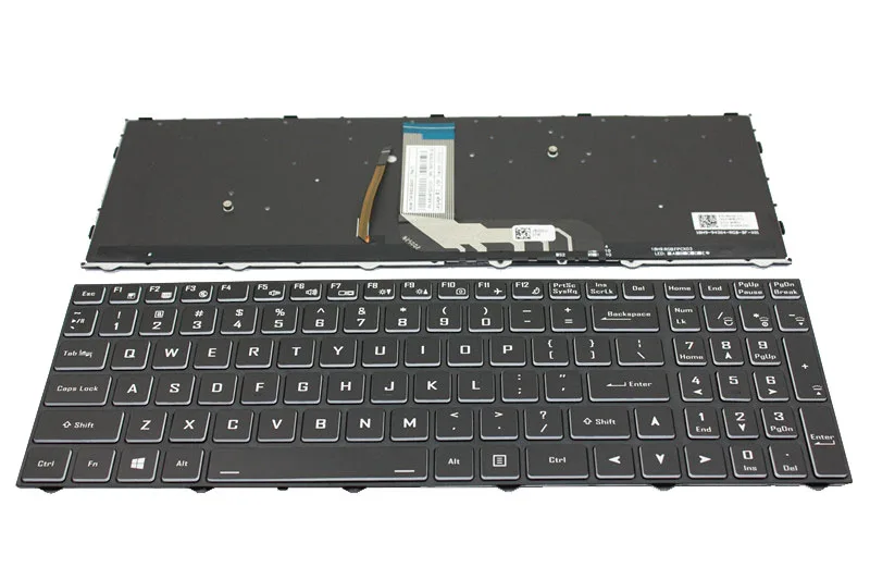 

NP50RNC MD600013 MD62653 MD62654 MD62655 MD62691 Клавиатура для ноутбука с подсветкой UK/US/PO/SP/FR/RU/NE для MEDION ERAZER Crawler E50i