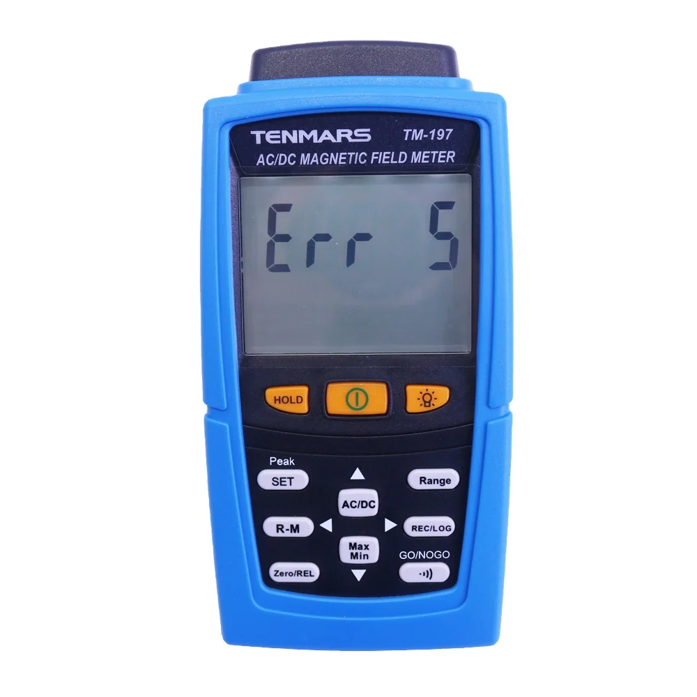 Tenmars TM-197  AC/DV Magnetics Field Meter Magnetics Field Strength Tester Range 0~3000mT