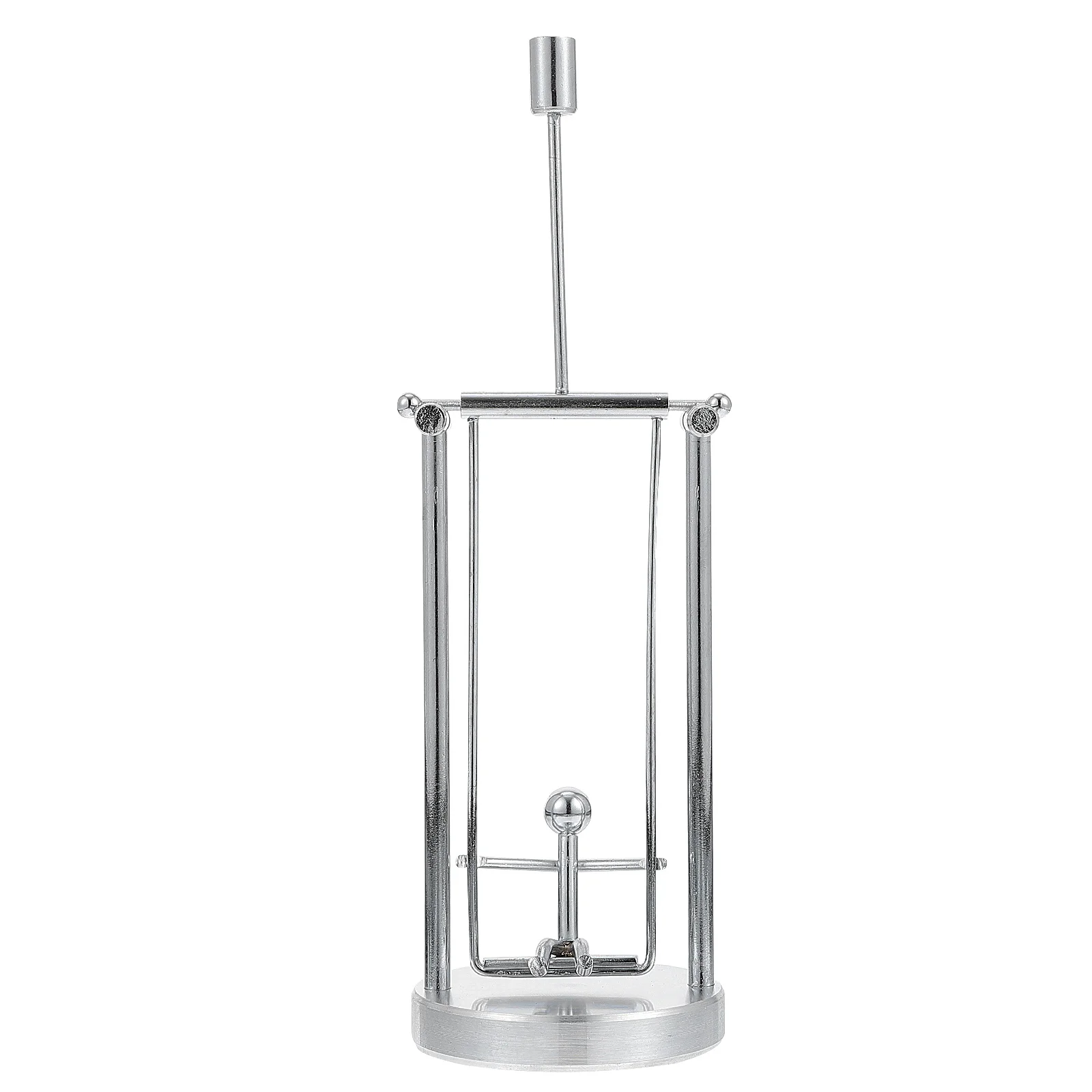 

Balance Ball Iron Tumbler Ornament Swinging Desktop Decor for Office Home Interior Metal Craft Gift Idea Balance Ball