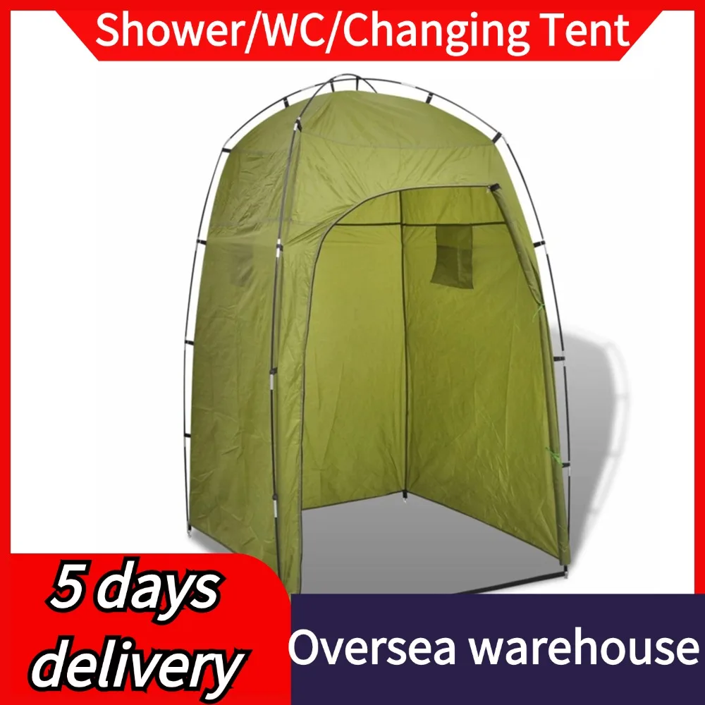 Portable Privacy Shower Tent Outdoor Waterproof Changing Room Shelter Camping Hike Beach Bathroom Shower Bathroom Fishing Shed