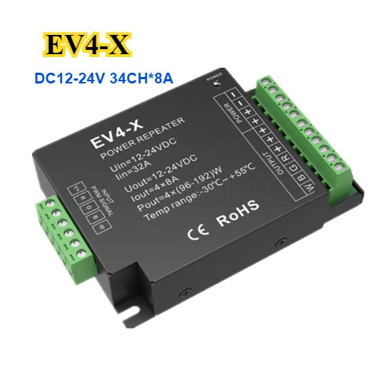 1CH 3CH 4CH 5CH Canali CV Tensione Costante di Alimentazione PWM LED Ripetitore Singolo Doppio Colore RGB RGB + CCT Per HA CONDOTTO LA Luce di Striscia DC12V-24V