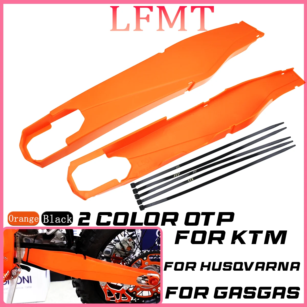 

Motorcycle Flat Fork Protective Shell Rear Chain Slider Guard Cover Plate For KTM SX SXF EXC XC FC TX FX 150 200 250 350 450 500