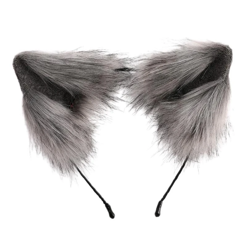 Furry for Cat Animal Ears Geste per faro lungo Accessori per cosplay