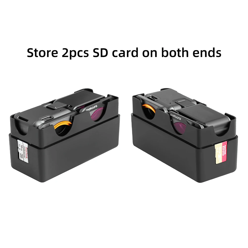 Sport Kamera Lagerung Tasche für DJI Action 2 Tragbaren Koffer Handtasche Organizer Wasserdichte Schutz Box Zubehör