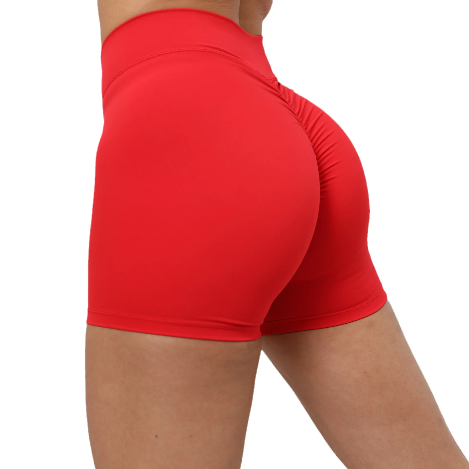 Sport Shorts Women Push Up Short Mujer Femme 2025 Sportswear Woman Tracksuit Gym Clothes Yoga Clothing Black Blue Red Pink Green