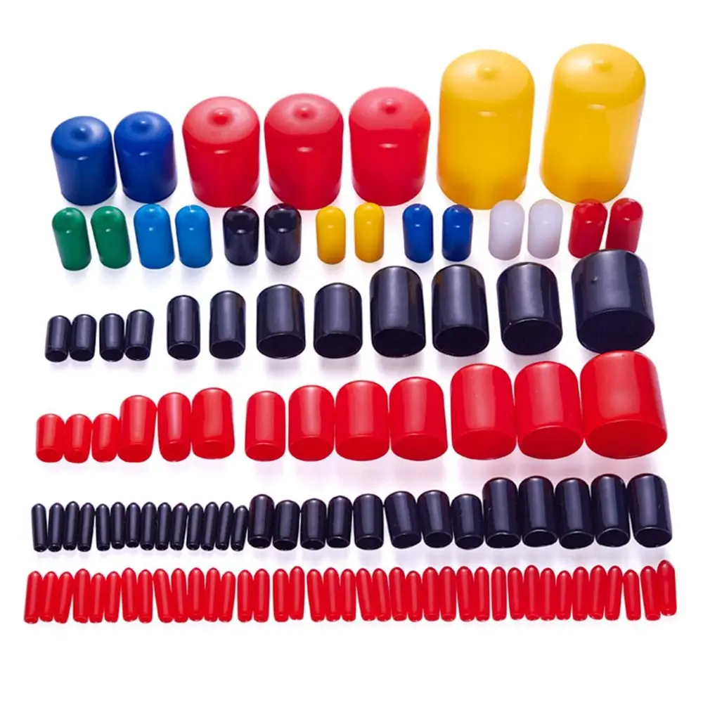 10pcs Durable Silicone Protective Lid Nut Seal Sleeve Rubber Cap Stopper Plug Thread Protection