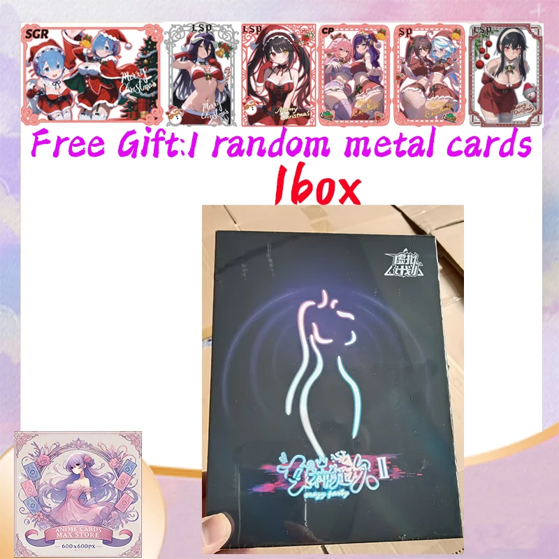 

Bargain Price Virtual Goddess Carnival 2 Goddess Collection Card Hobby Collectible Waifu Game Doujin CCG Booste Box Toy Gifts