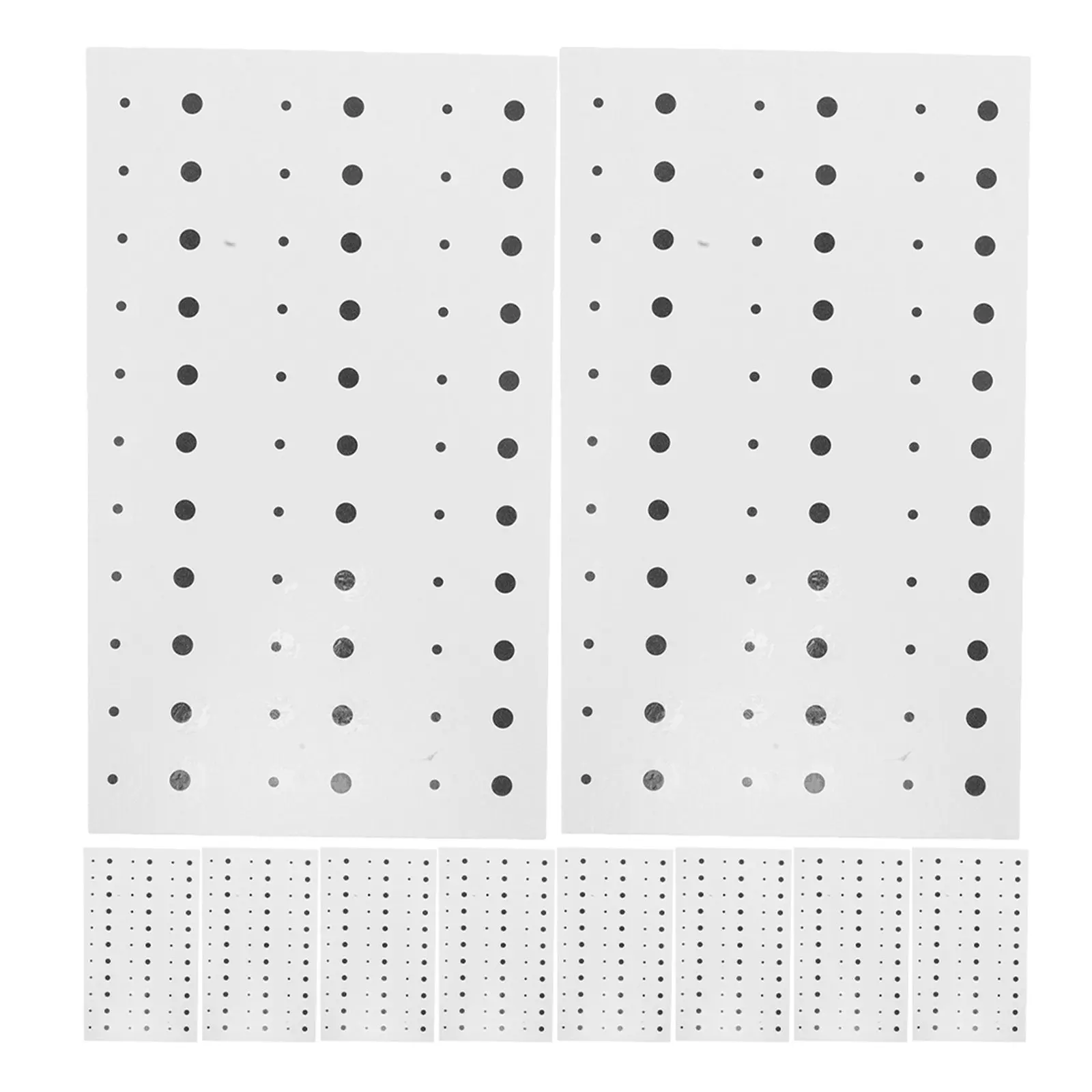 

50 Sheets Women Mole Decals Black False Mole Stickers Facial Tattoo Stickers Reusable Face Makeup Patches Waterproof Daily Wear