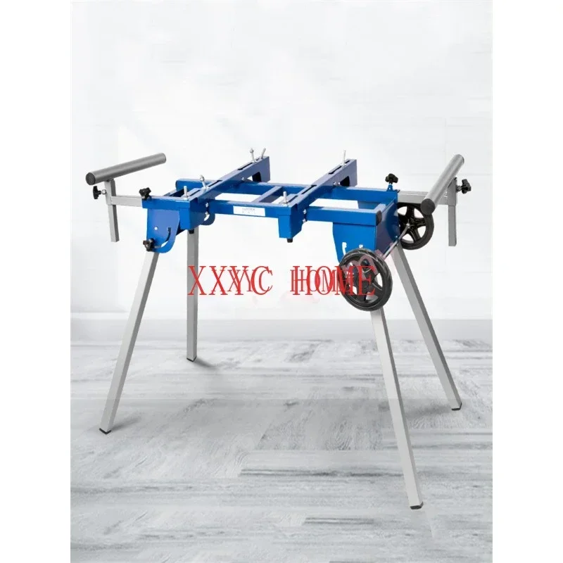 Portable Aluminum Machine Miter Saw Cutting Machine Bracket Multifunctional Workbench Woodworking Table Mobile Bracket