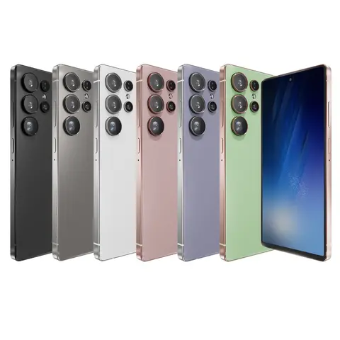 S25 Ultra Smartphone Android 6,8 pulgadas 8 + 128GB ROM Dual SIM teléfonos móviles red 4G 6800mAh batería Octa Core teléfonos móviles