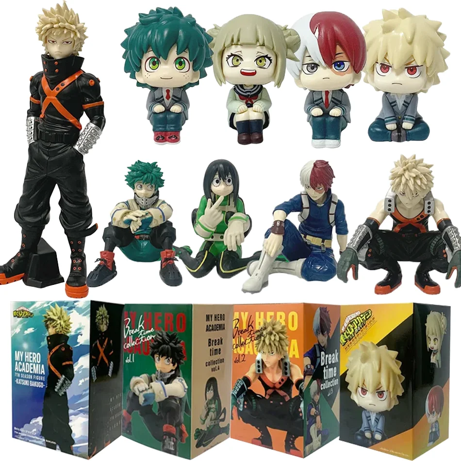 

Аниме nuevo My Hero Academia Midoriya Izuku Bakugou Katsuki Ochaco Uraraka figura de Anime juguetes para niños regalo de Navidad